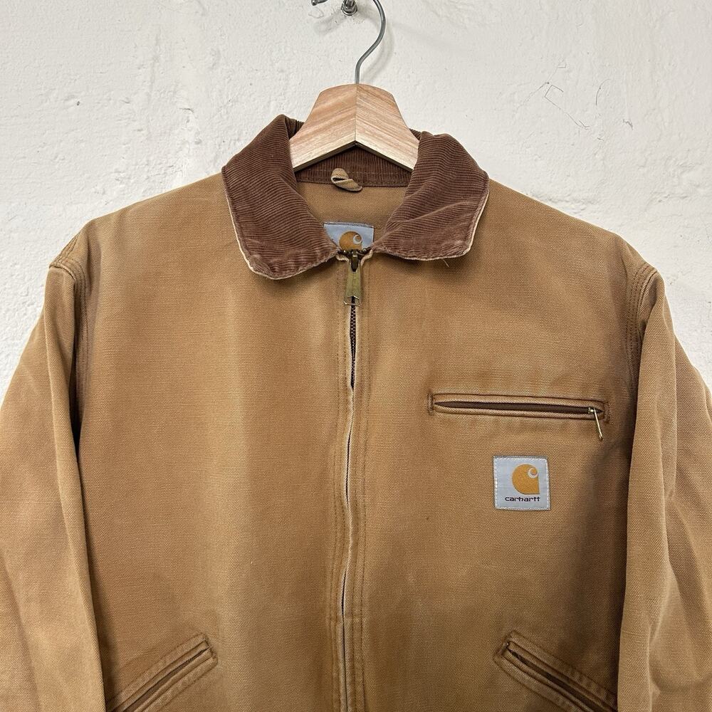 Vintage Carhartt Unlined Detroit Jacket “Brown” JU1216 J97 - Picture 3 of 14